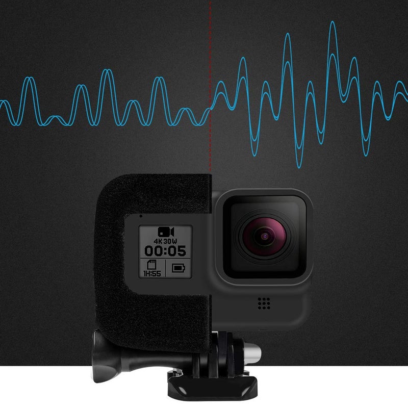 Taisioner Windslayer Cover For Gopro Hero 8 Black Housing Frame Case Video Noise Reduction Accessory - Image 3